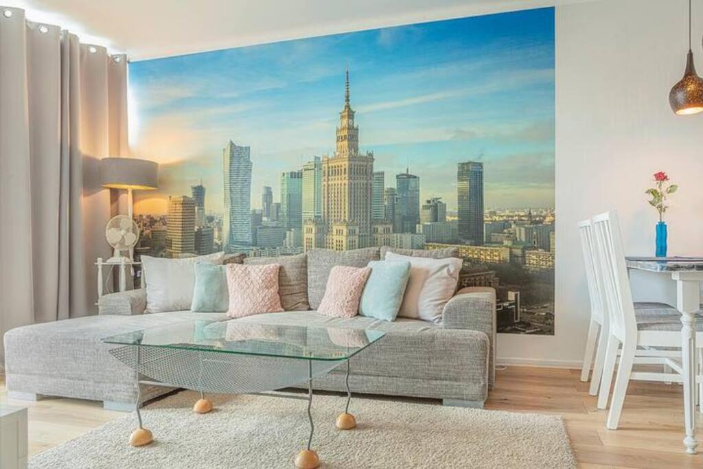 City Center-Comfortable And Stylish Apartment- P2 Warschau Exterior foto